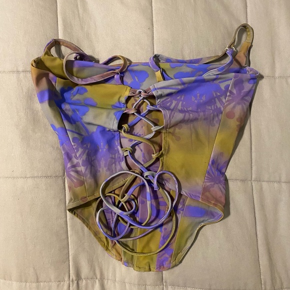 Miaou Venus Corset in Mudd Print - Picture 5 of 6